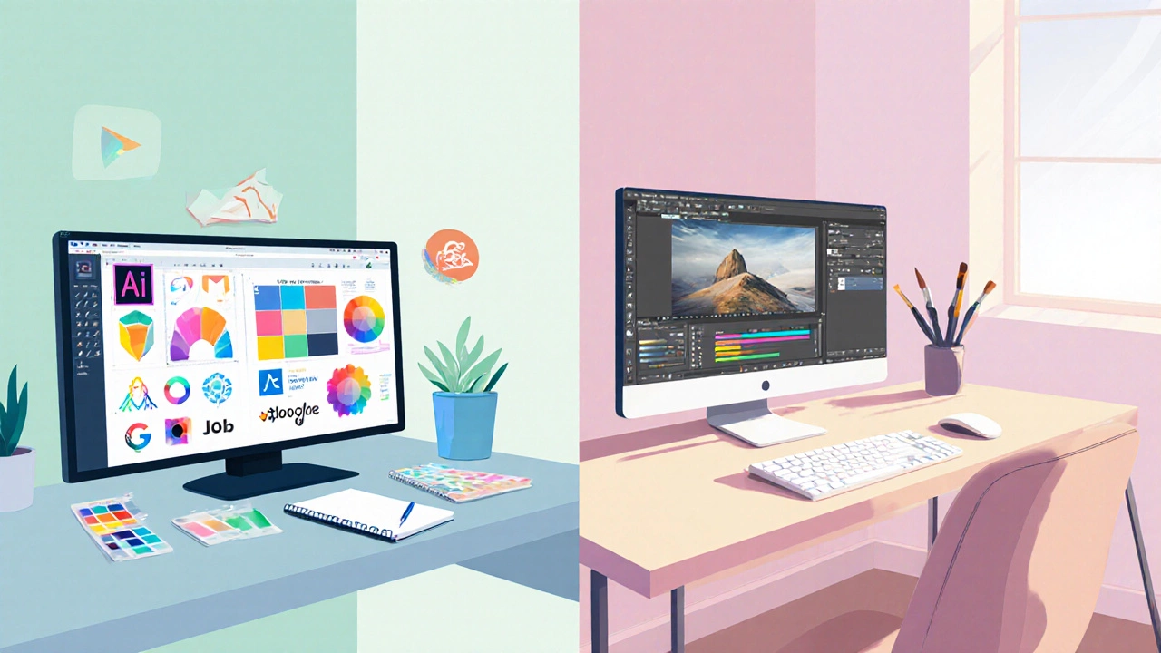 Графический дизайн vs Photoshop: в чём разница?