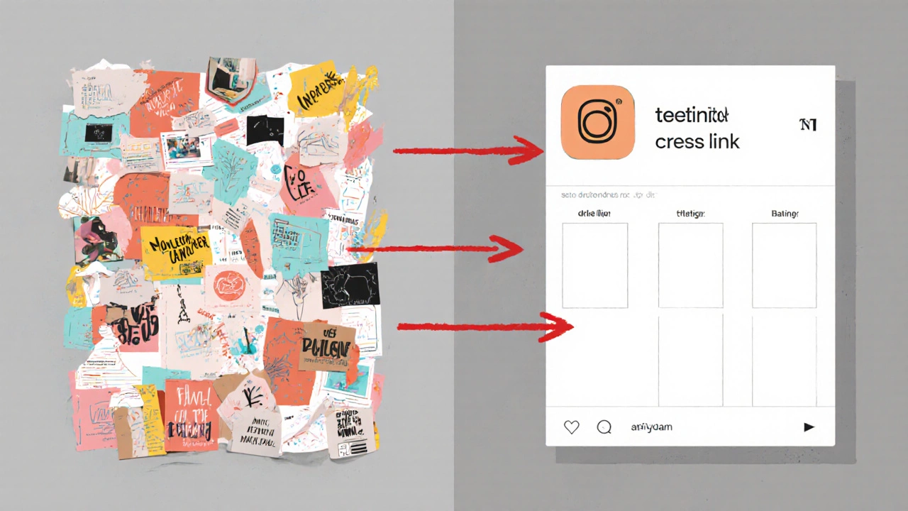 Сравнение копии дизайна и его переработанной версии с улучшенной композицией.