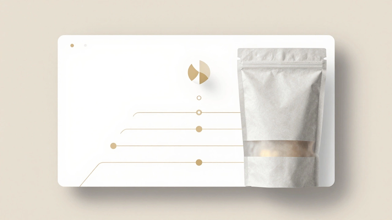 Абстрактная визуализация принципов графического дизайна: иерархия, контраст и цветовая психология, соединённые золотыми линиями.