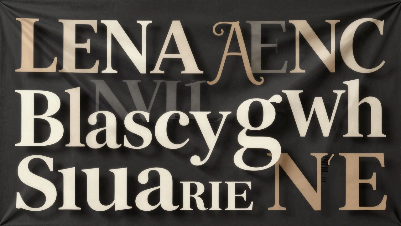 Большие выразительные текстовые фрагменты на тёмном фоне.