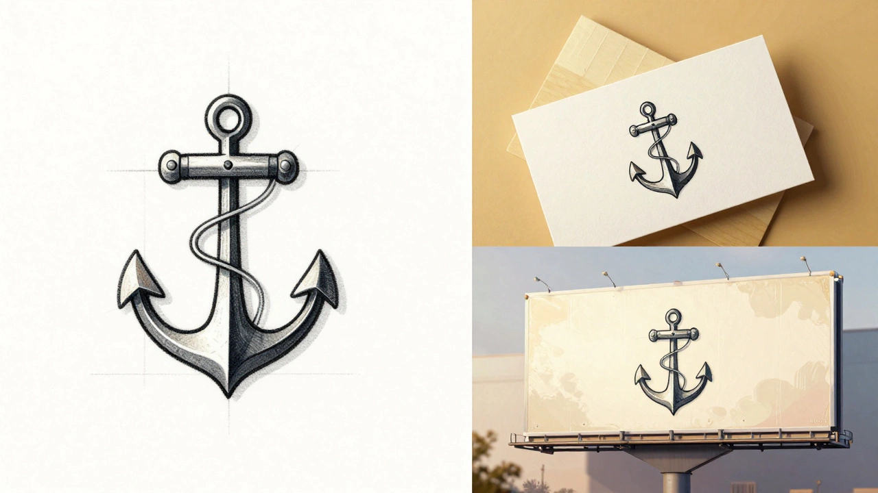 Векторный логотип масштабируется без потери качества от визитки до баннера.