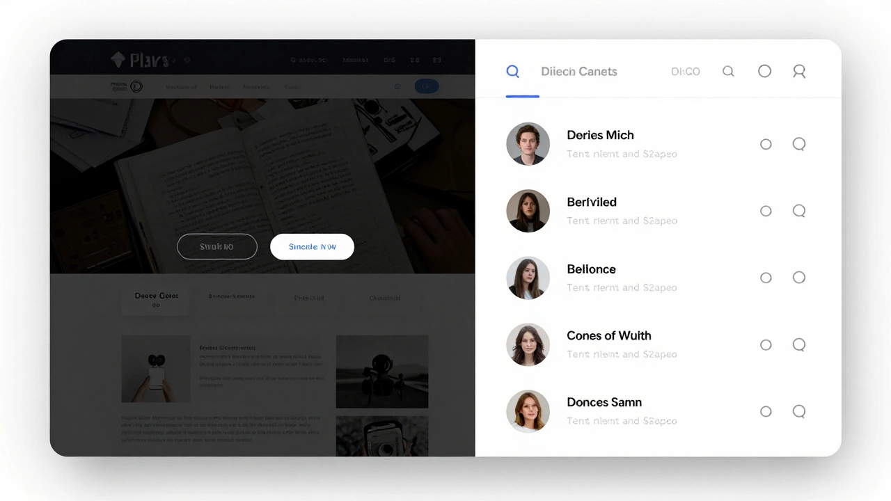 Сравнение плохого и хорошего веб-интерфейса: перегруженный против чистого и хорошо структурированного.