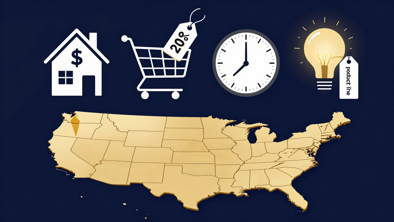 Визуализация источников дохода дизайнера интерьера: проекты, комиссии, часовая ставка и собственные продукты.